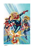 Captain Marvel - Captain Marvel #1 Fine Art Print by Alex Ross (RS)