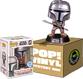 Star Wars - The Mandalorian with Beskar Staff Mystery Box (includes Mandalorian & 3 Mystery Exclusive Pop! Vinyl Figures) (Funko / Popcultcha Exclusive)