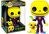 The Nightmare Before Christmas - Jack Skellington with Zero Blacklight Jumbo 10" Pop! Vinyl Figure
