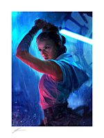 Star Wars - The Duel: Rey Fine Art Print by Richard Luong