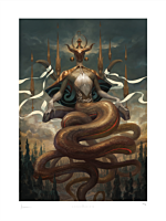 Angelarium - Kundaliel: Angel of Ophiuchus Fine Art Print by Peter Mohrbacher