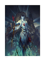 Angelarium - Simikiel: Sword of Absolution Fine Art Print by Peter Mohrbacher