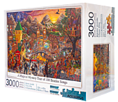 The Beatles - Magical Mystery Tour of 100 Beatles Songs 3000pc Puzzle 