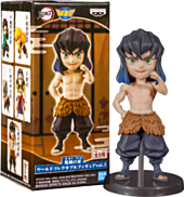 Demon Slayer - Inosuke Hashibira (Unmasked) World Collectable Figure 2.5” Mini Figure (Vol. 3)