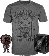 Batman: Arkham Asylum - The Joker Chrome Funko Pop! Vinyl Figure & T-Shirt Box Set