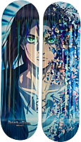 Attack on Titan - Attack on Titan x Color Bars Final Season 8.5" Skateboard Deck Set (Set of 2) (Decks Only)