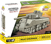 Cobi: World War II - M4A3 Sherman Tank Historical Collection 1/72 Scale Building Block Construction Set (103 Pieces)