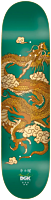Bruce Lee - DGK x Bruce Lee Golden Dragon Lenticular Emerald Green 8.25" Skateboard Deck (Deck Only)