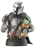 Star Wars: The Mandalorian - Din Djarin with Grogu 1/6th Scale Bust