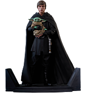 Star Wars: The Mandalorian - Luke Skywalker & Grogu Premier Collection 10” Statue