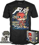 The Flash - The Flash Black & White Jim Lee Collection Deluxe Funko Pop! Vinyl Figure & T-Shirt Box Set.