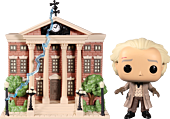 Back To The Future - Dr. Emmett Brown with Clock Tower Pop! Town Vinyl Figure