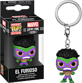 Marvel: Lucha Libre Edition - El Furioso Hulk Pocket Pop! Vinyl Keychain