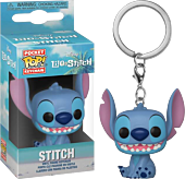 Lilo & Stitch - Stitch Seated Pocket Pop! Vinyl Keychain