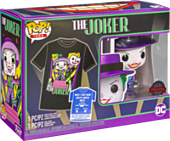 Batman (1989) - The Joker with Megaphone Metallic Pop! Vinyl Figure & T-Shirt Box Set