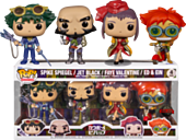 Cowboy Bebop - Spike Spiegel, Jet Black, Faye Valentine, Ed & Ein Pop! Vinyl Figure 4-Pack