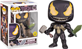 Venom - Venom with Mjolnir and Sword Glow-in-the-Dark Pop! Vinyl Figure (Funko / Popcultcha Exclusive)