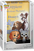 Disney 100th - Lady and the Tramp Pop! Movie Cover Vinyl Figure