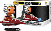 Star Wars: The Clone Wars - Ahsoka Tano in Delta-7B Jedi Starfighter Pop! Rides Vinyl Figure