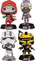 Star Wars: Gaming Greats - Imperial Rocket Trooper, Merrin, ARC Umbra Trooper & Proxy Glow in the Dark Pop! Vinyl Bundle (Set of 4)