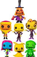 The Nightmare Before Christmas - Blacklight Santa Jack Is Coming To Pop! Vinyl Bundle (Set of 7)