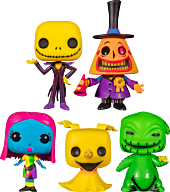 The Nightmare Before Christmas - Blacklight Town Pop! Vinyl Bundle (Set of 5)