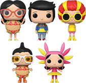 The Bob's Burgers Movie (2022) - Belcher Family Pop! Vinyl Figure Bundle (Set of 5)