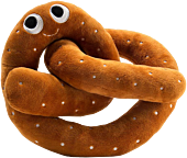 Yummy World | Hans the Pretzel 10” Medium Plush | Popcultcha