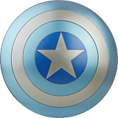 Captain America 2: The Winter Soldier - Captain America Stealth Shield Marvel Legends Series 1:1 Scale Life Size Prop Replica