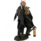 Star Wars: The Mandalorian - Ahsoka Tano & Grogu 1/6th Scale Hot Toys Action Figure 2-Pack