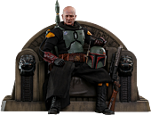 Star Wars: The Mandalorian - Boba Fett with Throne Deluxe 1/6th Scale Hot Toys Action Figure