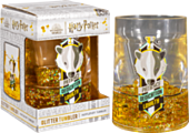 Harry Potter - Hufflepuff House Glitter Liquid Tumbler