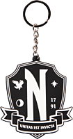 Wednesday (2022) - Nevermore Crest Keychain