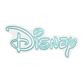 Disney - Blue Disney Neon Sign