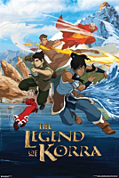 The Legend Of Korra - Bending The Elements Poster (1129)