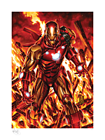 Iron Man - Iron Man Fine Art Print by Mark Brooks