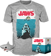 Jaws - Bloody Great White Shark 6" Super Sized Pop! Vinyl Figure & T-Shirt Box Set.