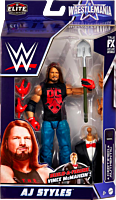 WWE - AJ Styles 2022 WrestleMania Elite Collection 6” Scale Action Figure (Vince McMahon Build-A-Figure)