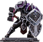 World of Warcraft - Human Warrior & Human Paladin (Epic) 1/12th Scale Posed Figure
