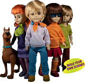 LDD Presents - Scooby-Doo & Mystery Inc Build-A-Figure 10” Living Dead Doll Bundle (Set of 4)
