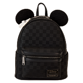 Disney - Mickey Mouse Checkered Texture 10" Faux Leather Mini Backpack