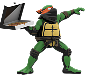 Teenage Mutant Ninja Turtles - Food Fight 8" Vinyl Figure by Nidikol
