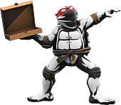 Teenage Mutant Ninja Turtles - Pizza Bomber 8" Vinyl Figure by Nidikol
