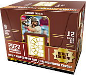 MLB Baseball - 2022 Panini Capstone Baseball Trading Cards Hobby Box (12 Packs)