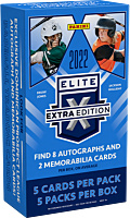 MLB Baseball - 2022 Panini Elite Extra Edition Baseball Trading Cards Hobby Box (5 Packs)