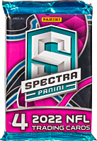 NFL Football - 2022 Panini Spectra Football Trading Cards Hobby Pack (4 Cards)