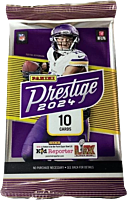 NFL Football - 2024 Panini Prestige Football Trading Cards Retail Booster Pack (10 Cards)