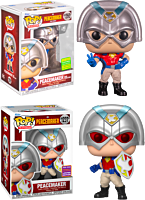 Peacemaker (2022) - Peacemaker with Peace Sign & Shield Pop! Vinyl Bundle (2022 Summer Convention Exclusive) (Set of 2)