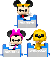 Walt Disney World - PeopleMover 50th Anniversary Pop! Vinyl Bundle (Set of 3)