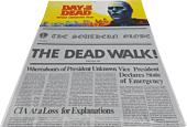Day of the Dead (1985) - "The Dead Walk!" Newspaper 1:1 Scale Life-Scale Prop Replica